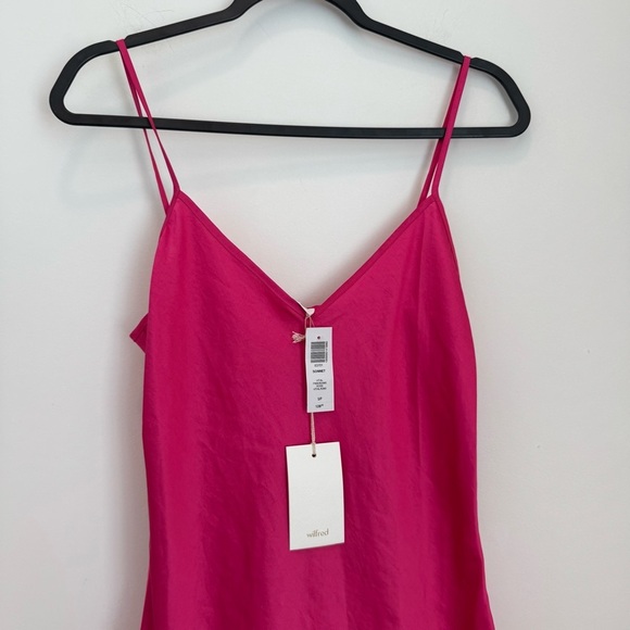 Aritzia - Wilfred - Sonnet Satin Dress - VITAL PINK/KHAKI
ROSE
VITAL/KAKI size S - Picture 9 of 15